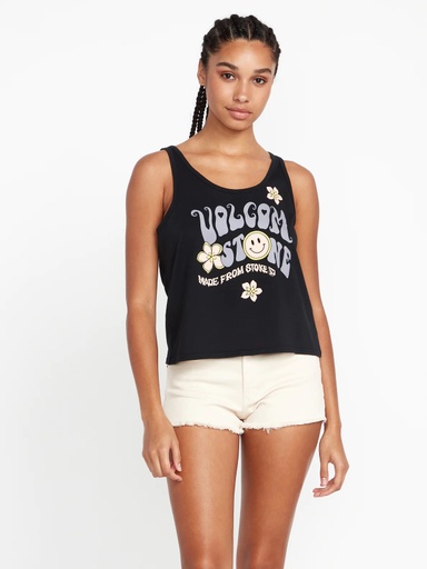 VOLCOM TO THE BANK TANK WOMEN'S - BLACK
