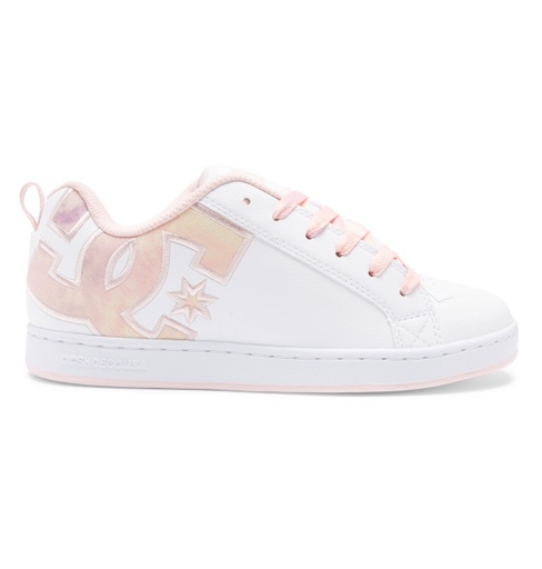 DC SHOES WOMEN'S COURT GRAFFIK - PEACH PARFAIT