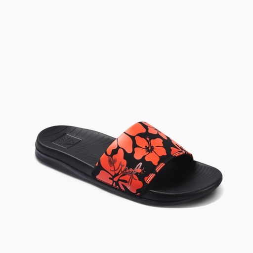 REEF WOMEN'S SANDALS ONE SLIDE - HIBISCUS