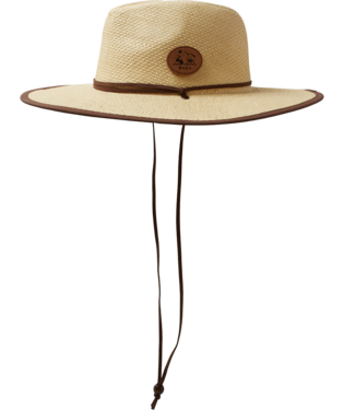 RVCA STRAW HAT - LIGHT BROWN