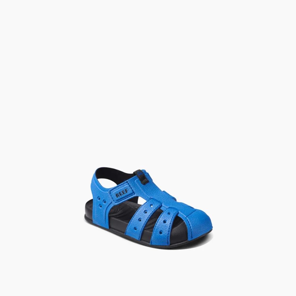 SANDALE REEF KIDS WATER BEACHY - BLEU/NOIR