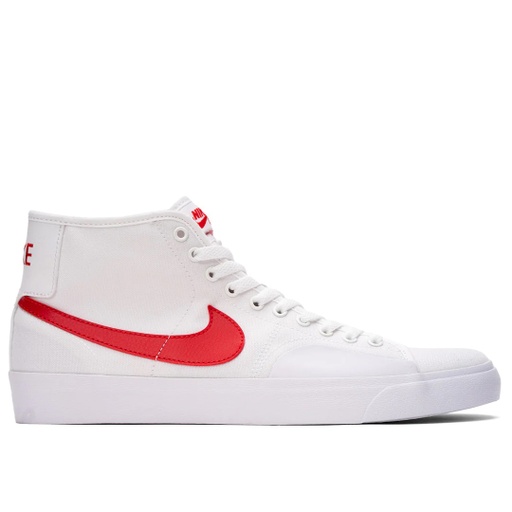 NIKE SB BLAZER COURT MID - WHITE/UNIVERSITY RED-WHITE