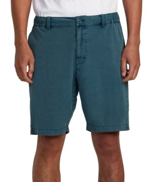 RVCA ALL TIME COASTAL RINSED HYBRID SHORT - DUCK BLUE