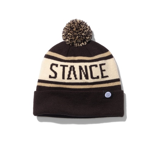 TUQUE STANCE OG POM BEANIE - NOIR/BLANC