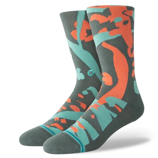 BAS STANCE CASUAL POLY BLEND - LIPARD JADE