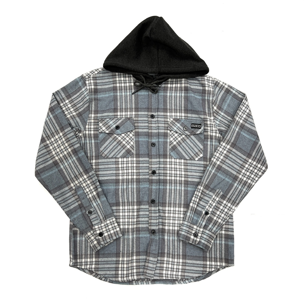 Chemise 5-0 Flannel Capuche Everett - Bleu