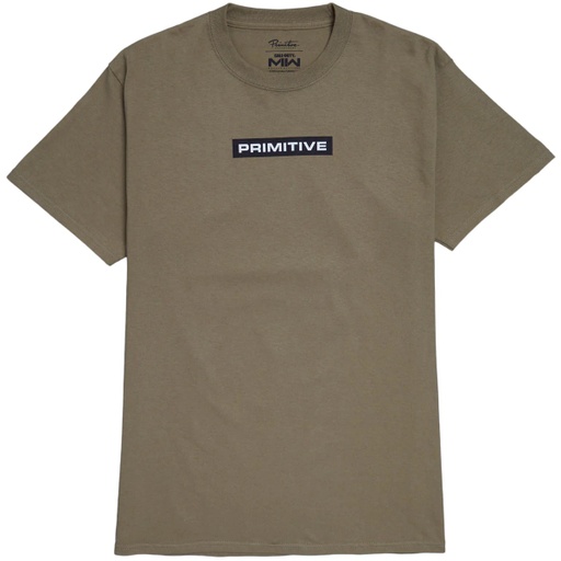PRIMITIVE ALPHA SHORT SLEEVE TEE - SAFARI GREEN