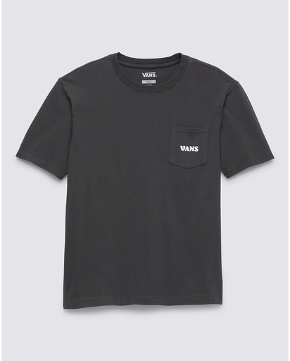 VANS BOXED LOGO FLORAL SHORT SLEEVE TEE - SYRAH