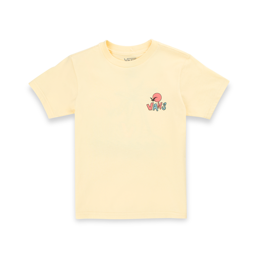 VANS KIDS SUNFLOWER ANIMAL BOX CREW SUNFLORAL TEE - OCHRE