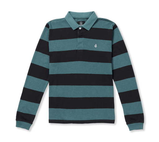 POLO VOLCOM JUNIOR BOLDERS POLO LONG SLEEVE - SERVICE BLUE