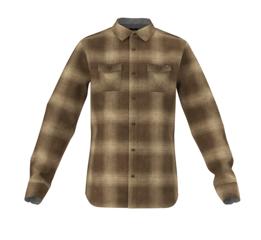 CHEMISE VANS MONTEREY III SHIRT - SEPIA/TAOS TAUPE