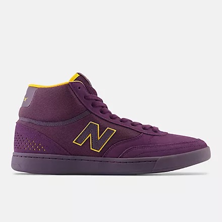 NEW BALANCE NUMERIC SHOES 440 HI - PURPLE/YELLOW