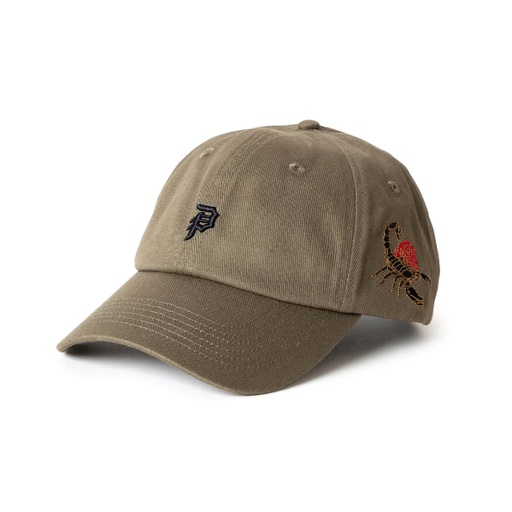 PRIMITIVE SCORPIO STRAPBACK HAT - OLIVE