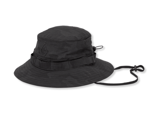 VOLCOM SURF VITALS B STACK BOONIE HAT - BLACK