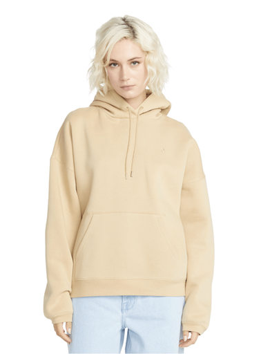 VOLCOM TRULY STOKED BOYFRIEND HOODIE FOR WOMEN - BLACK