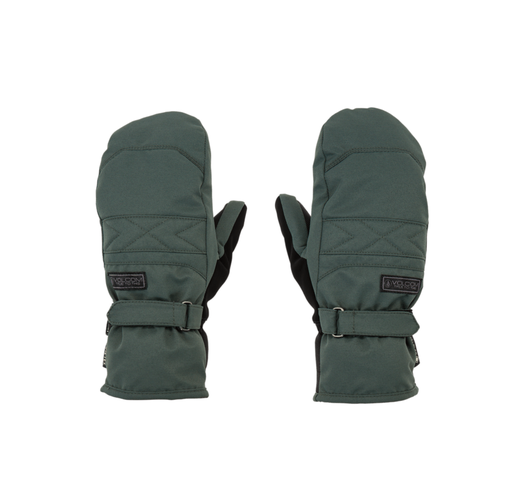 VOLCOM WOMEN'S PEEP GORE-TEX MITTENS - EUCALYPTUS