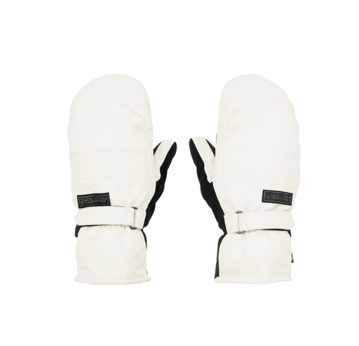 VOLCOM WOMEN'S PEEP GORE-TEX MITTENS - MOONBEAM
