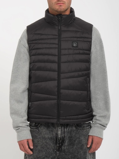 VOLCOM EARTH TRIPPER PUFF VEST - BLACK