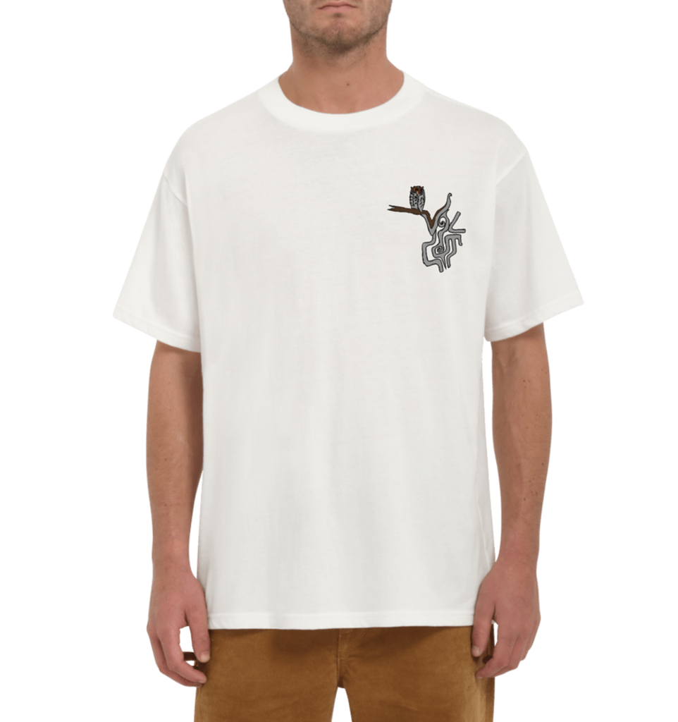 T-SHIRT VOLCOM SKATE VITALS SIMON B SHORT SLEEVE TEE - OFF WHITE