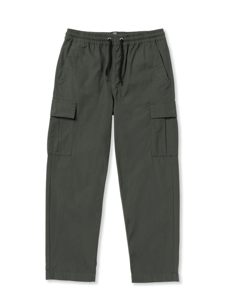 VOLCOM BOY'S MARCH CARGO EW PANTS - DARK KHAKI