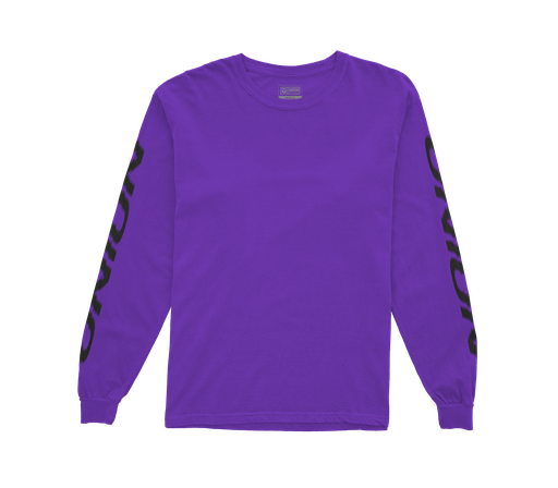 LONG SLEEVE T-SHIRT UNION LOGO - MAUVE