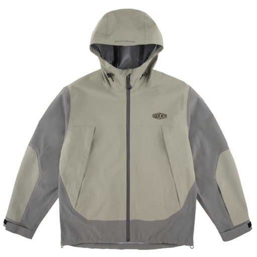 SOUVENIR 3 LAYER RIPSTOP SHELL JACKET - MUSHROOM/MUSH
