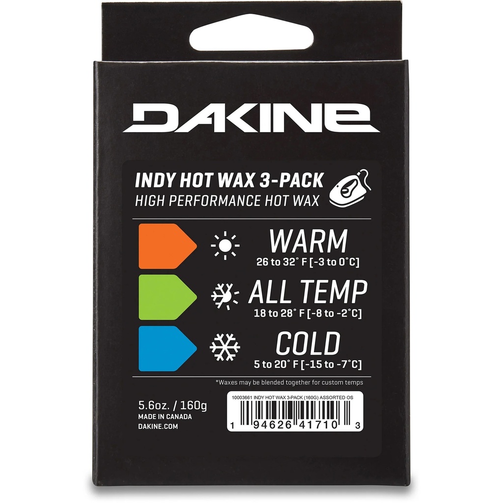 DAKINE INDY HOT WAX 3-PACK 160G