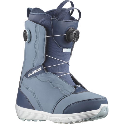 BOTTES SALOMON FEMME  IVY BOA SJ BOA - COPEN BLUE/SA