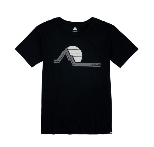 BURTON WOMEN'S CLASSIC RETRO SHORT SLEEVE TEE - TRUE BLACK