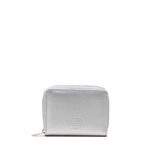 HERSCHEL TYLER WALLET VEGAN LEATHER - SILVER