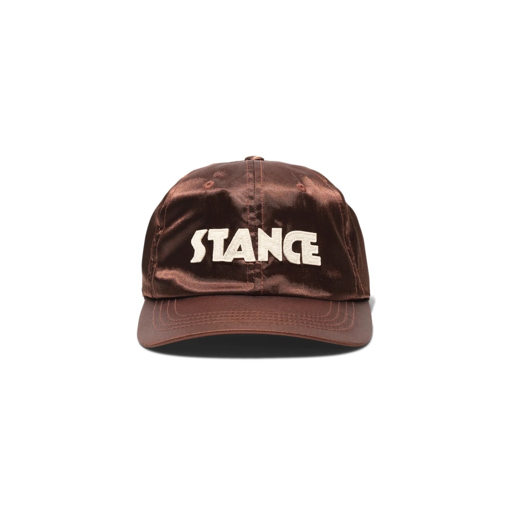 CASQUETTE STANCE SATIN STANDARD HAT - DARKBROWN