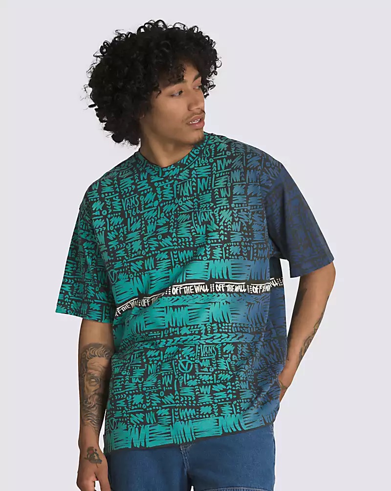 T-SHIRT VANS ROWAN ZORILLA SHORT SLEEVE TEE - MEDITERRANEAN BLUE