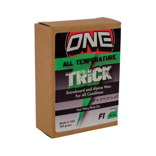 WAX ONEBALL F1 TRICK 100G SNOWBOARD / SKI WAX
