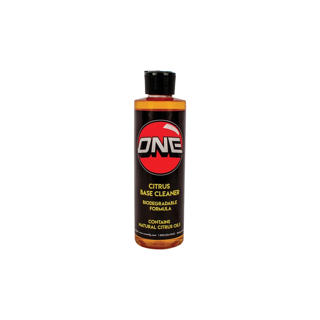 ONEBALL CITRUS BASE CLEANER SNOWBOARD AND SKI BASE CLEANER 8oz