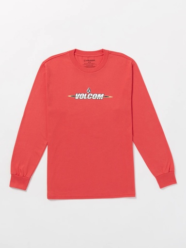 LONG SLEEVE T-SHIRT VOLCOM CHEEZMOSO - FLASH RED
