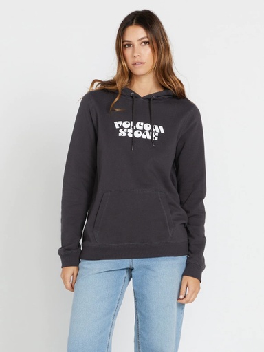 VOLCOM WOMEN'S TRULY DEAL HOODIE - VINTAGE BLACK