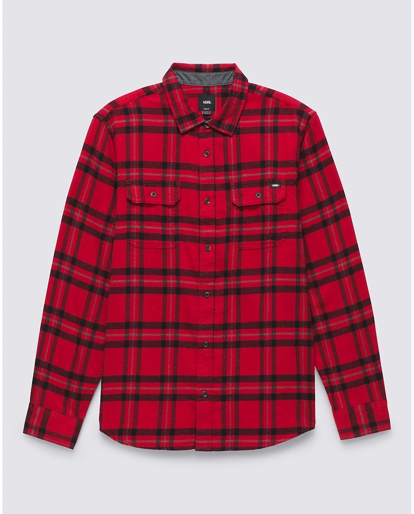 CHEMISE VANS WESTMINSTER SHIRT - CHILI/PEPPER BLACK
