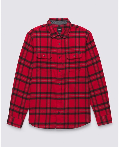 CHEMISE VANS WESTMINSTER SHIRT - CHILI/PEPPER BLACK