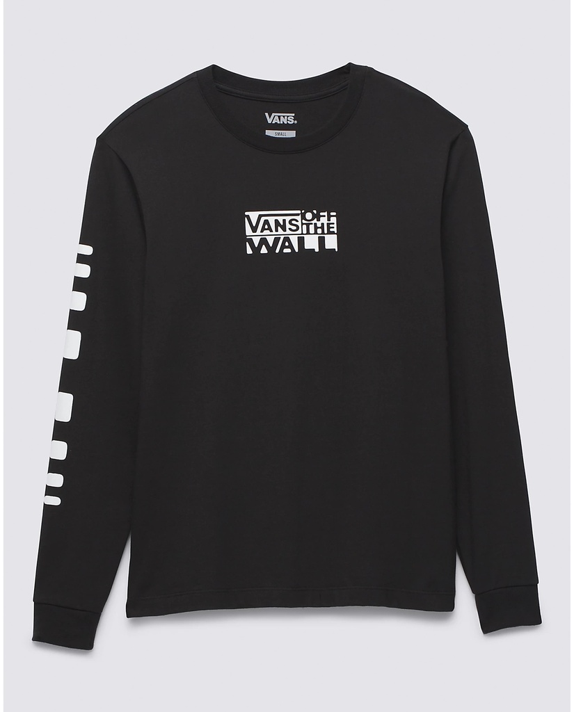VANS WOMEN'S JINX LONG SLEEVE T-SHIRT BFF - NOIR