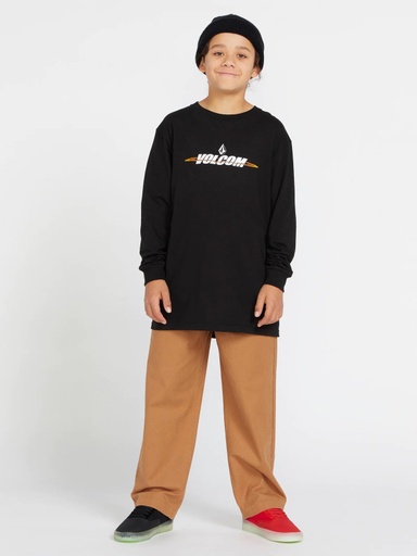 LONG SLEEVE T-SHIRT VOLCOM JUNIOR CHEEZMOSO - NOIR