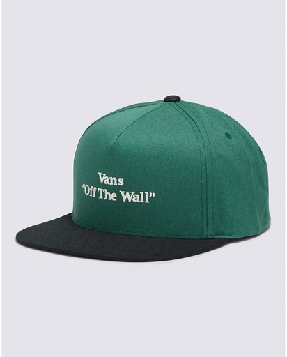VANS QUOTED SNAPBACK HAT - BISTRO GREEN