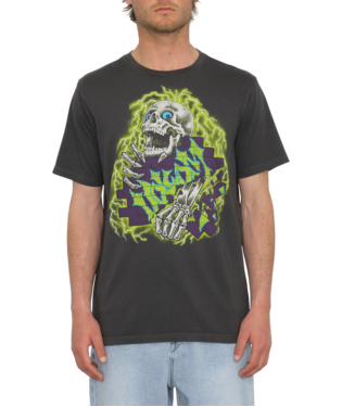 VOLCOM WALL PUNCHER SHORT SLEEVE TEE - STEALTH