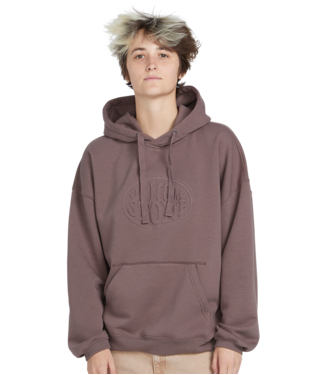 VOLCOM WOMEN'S PUSH BACK HOODIE - SLATE GREY
