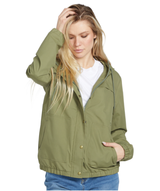 VOLCOM WOMEN'S ENEMY STONE JACKET - MOSS