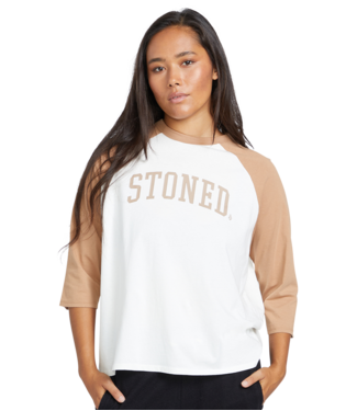 T-SHIRT VOLCOM PITCH IT TO ME LONG SLEEVE - MOCHA