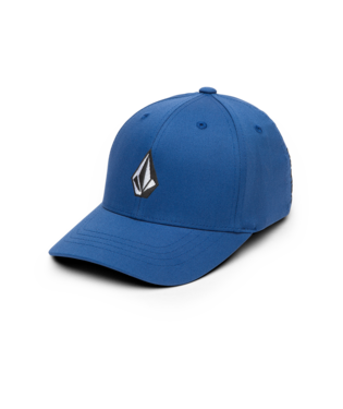 VOLCOM KIDS HAT FULL STONE FLEXFIT HAT - DARK BLUE