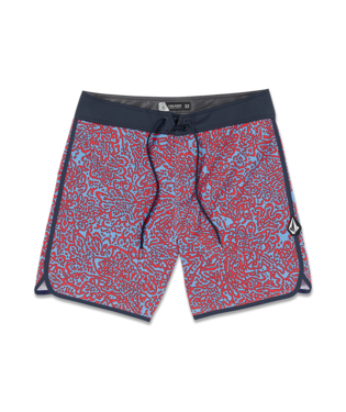 BOARDSHORT VOLCOMLIDO PRINT SCALLOP MOD 19'' - FLASH RED