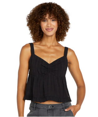 VOLCOM WOMEN'S DAY BY THE BAY TOP - BLACK