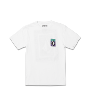VOLCOM BOYS EXTRACT SHORT SLEEVE TEE - WHITE