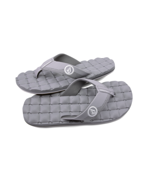 VOLCOM RECLINER SANDALS - LIGHT GREY